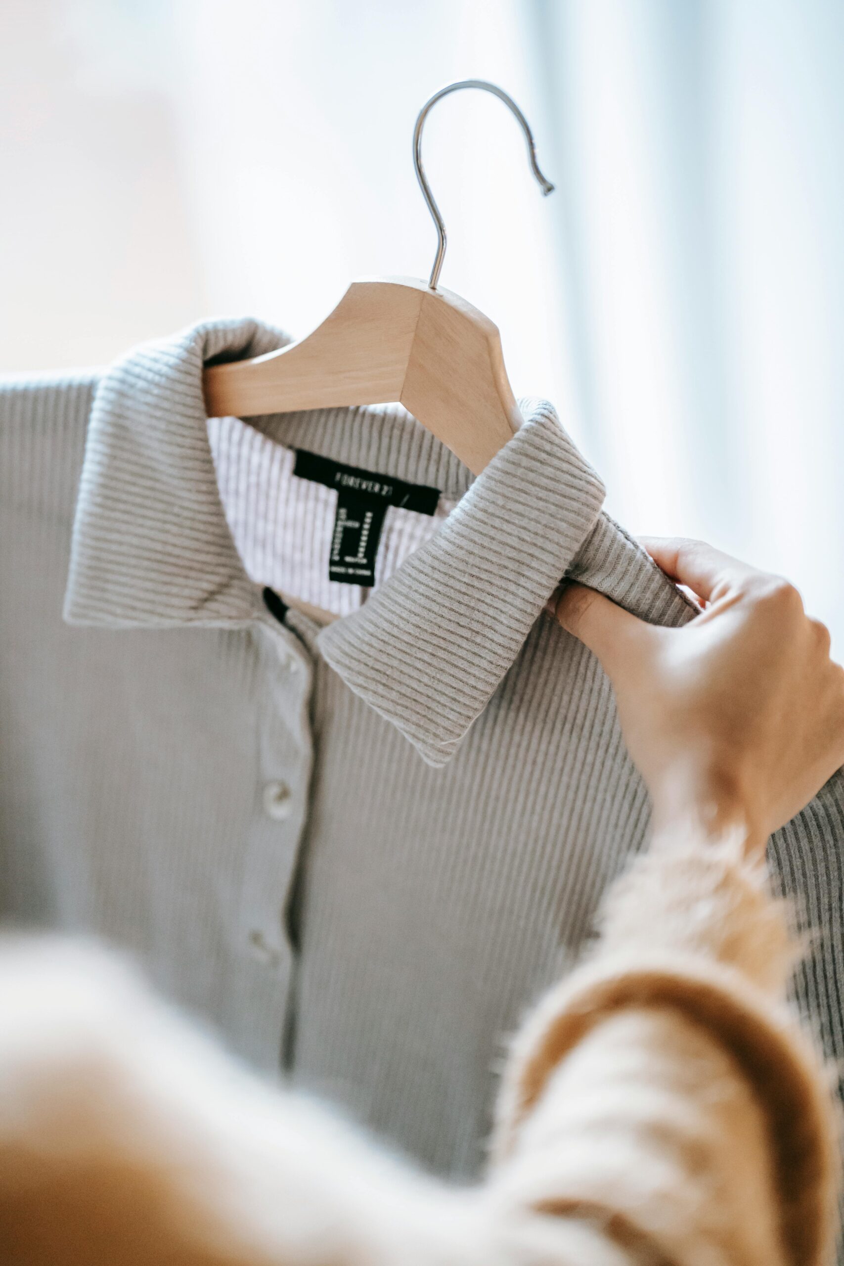 Grey colored medium size casual shirt